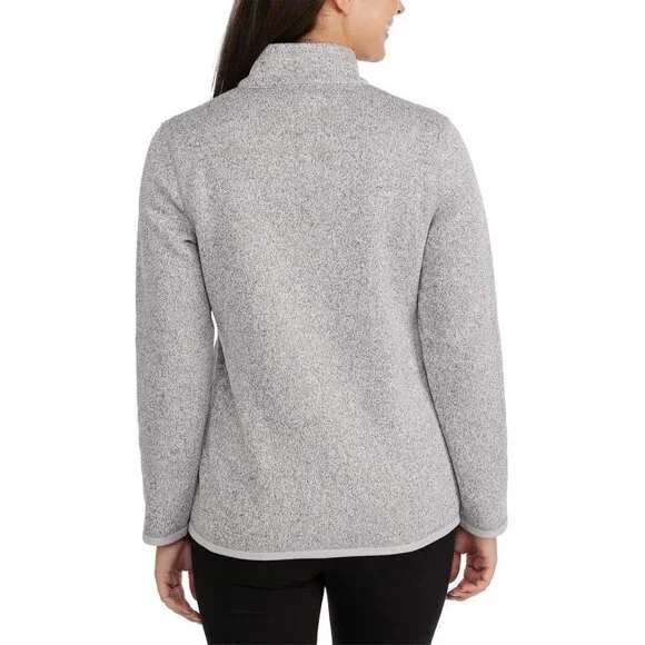 NEW Stormpack Sunice Bonded Full Zip Fleece Jacket | Grey - Picture 4 of 8